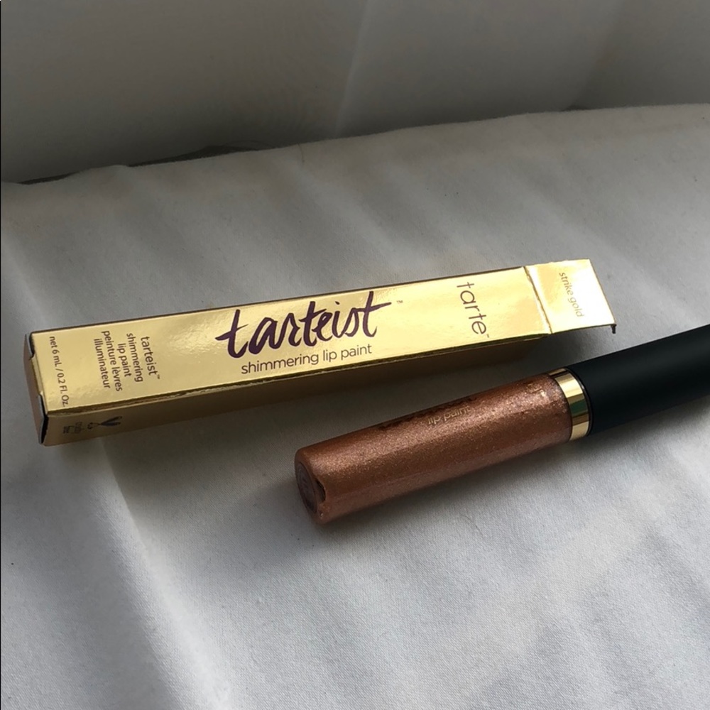 *UNUSED* Tarte Lip Paint in “Strike Gold”